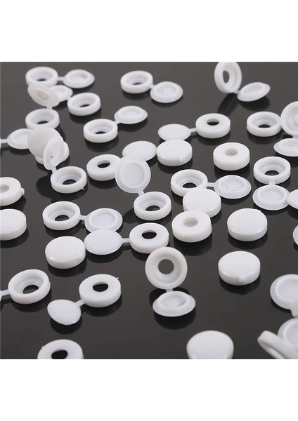 Jdxhlau 400 Adet Vidalı Kapak Plastik Menteşeli Vida Başı Kapakları Vida Kapak Kapakları Geçmeli Yedek Vida Dekoratif Kapaklar (Beyaz) (Yurt Dışından) indirimleri