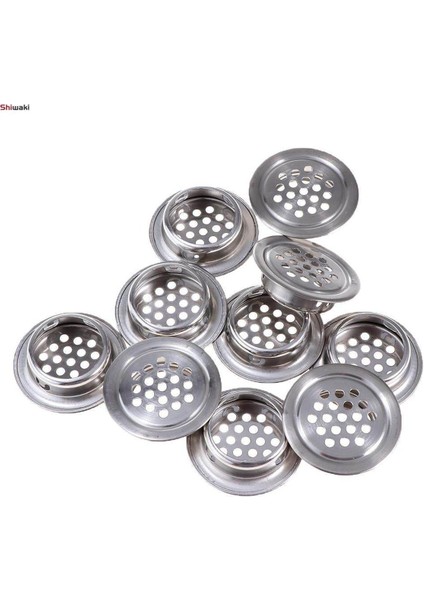 20 Adet Yuvarlak Örgü Delik Mutfak Dolabı Dresser Hava Firar Panjur KAPAĞI-25MM (Yurt Dışından)