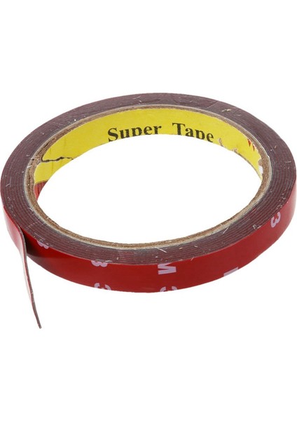 Bradoo-2 Adet 3 Metre Güçlü Kalıcı Çift Taraflı Süper Yapışkan Köpük Bant Rulo Araç Araba Için, Kırmızı 15MMX3M ve 12MMX3M (Yurt Dışından) fırsatları