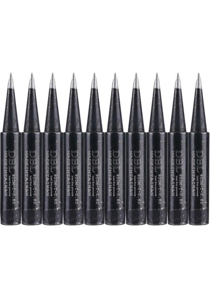 10 Adet/grup Kurşunsuz Siyah Havya Ipuçları 900M-T-0.8D Değiştirilebilir Lehim Ipuçları 936 Lehimleme Istasyonu (Yurt Dışından)