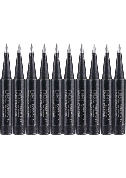 10 Adet/grup Kurşunsuz Siyah Havya Ipuçları 900M-T-0.8D Değiştirilebilir Lehim Ipuçları 936 Lehimleme Istasyonu (Yurt Dışından) fiyatları