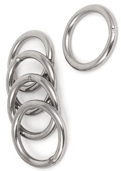 40MM x 5mm Paslanmaz Çelik Dokuma Çemberleme Kaynaklı O Ringler 10 Adet (Yurt Dışından) fiyatları