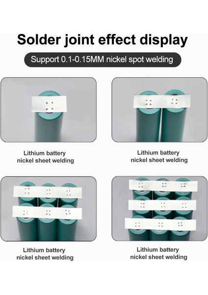 Punta Kaynak Makinesi Devre Kartı-1 * Devre Kartı 1*5m Nikel Sac 2 * Bağlantı Kablosu 2 * Nokta Kaynak Kalemi 4 Takım * Vida 2 * Daralan Boru-Yeşil (Yurt Dışından) indirimleri