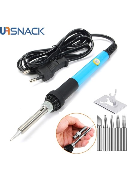 Ayarlanabilir Sıcaklık Elektrikli Havya 220V 110V 60W Kaynak Lehim Rework Istasyonu Isı Kalem Ipuçları Tamir Araçları (Yurt Dışından) fırsatları