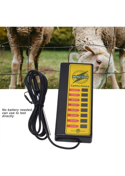 Çit Test Cihazı-1 x Çit Gerilim Test Cihazı-Siyah (Yurt Dışından) fırsatları