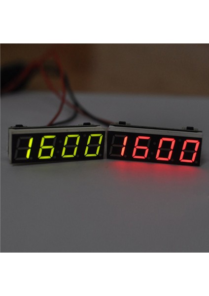 Araba Için 3 In 1 Dijital LED Zaman Saati Sıcaklık Gerilim Modülü Voltmetre (Yurt Dışından)