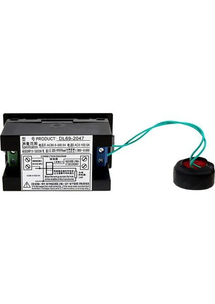 DL69-2047 Gerilim Akım Ölçer Dijital Ekran LED Voltmetre (Yurt Dışından)
