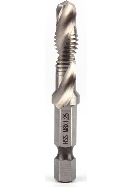 Musluklu Matkap Uçları M8 Hss 1/4 (Yurt Dışından)