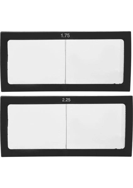 2x Ark Kaynak Büyüteç Lens Kaynakçı Ekran Kask Cam Diyoptri 1.75/2.25 Parlama Önleyici Kaynak Maskesi Gözlük (Yurt Dışından)