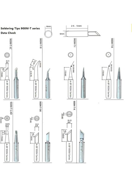Oumery 20 Adet 900M-T Havya Uçları Gümüş (Yurt Dışından)