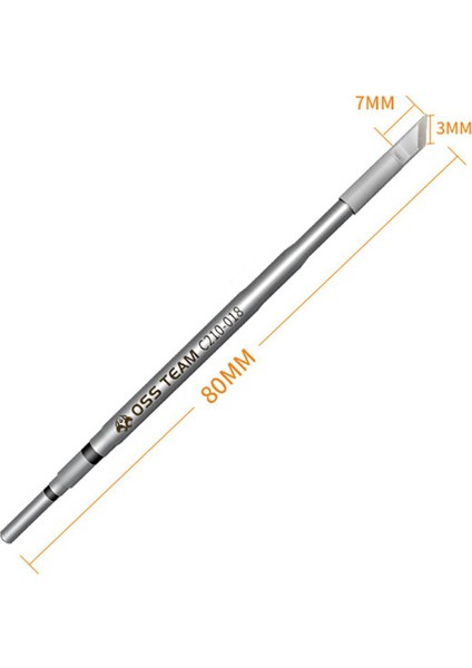 JBC(018) Için C210 Serisi Lehimleme Ucu Kurşunsuz Lehim Kaynak Kafası (Yurt Dışından)