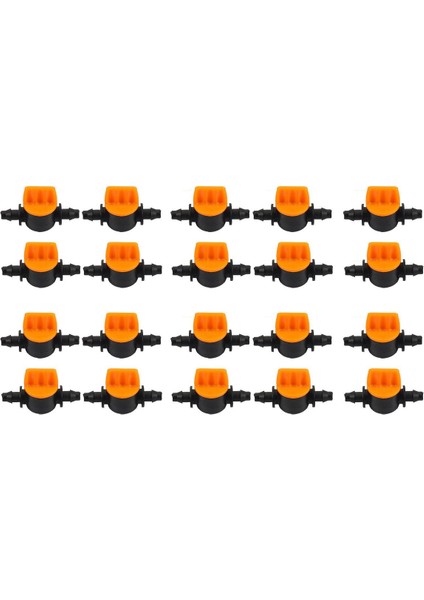 Mini Vana 4/7mm Hortum ile Bahçe Sulama Baed Su Akış Kontrol Vanası Tarım Araçları Sulama Parçaları 20 Adet (Yurt Dışından)