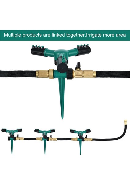 360° Dönen Çim Yağmurlama Sistemi Otomatik Bahçe Su Yağmurlama Sistemleri Çim Sulama Güneş Işığı Süper Mağaza (Yurt Dışından) indirimleri