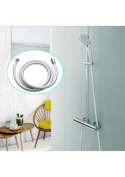 Pvc El Duş Hortumu G1/2'' Duş Başlığı Borusu Banyo Aksesuarları 1.5m (Yurt Dışından) modelleri
