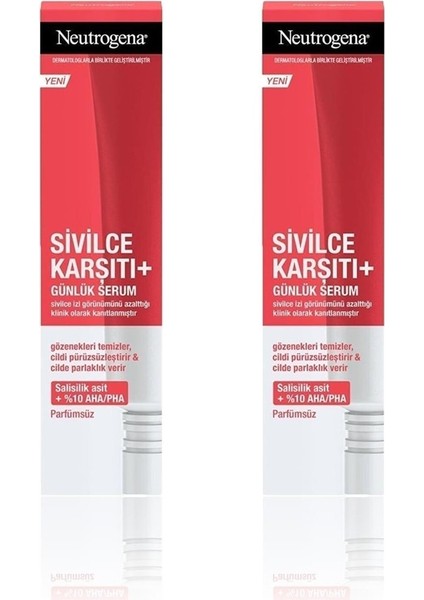 Sivilce Karşıtı Plus Serum 50 ml x 2 Adet