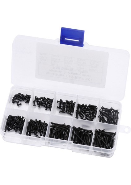 250 Adet M2 Çapraz Yuvarlak Başlı Vida Seti Çeşitler Kitleri Bağlantı Elemanı Donanım Çantası (Yurt Dışından) fırsatları