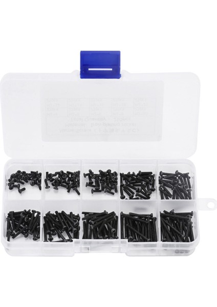 250 Adet M2 Çapraz Yuvarlak Başlı Vida Seti Çeşitler Kitleri Bağlantı Elemanı Donanım Çantası (Yurt Dışından) indirimleri