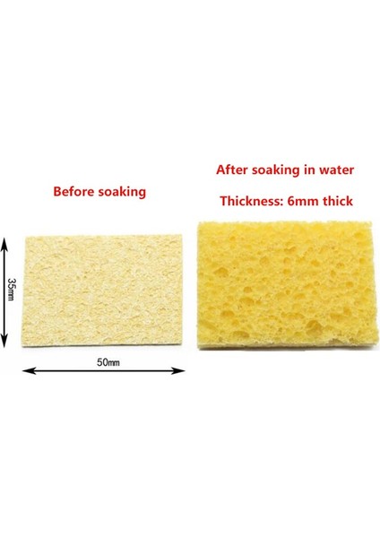 Yüksek Kalite 10 Adet Yüksek Sıcaklığa Dayanıklı Sünger Elektrikli Demir Ucu Temizleme Süngeri Dikdörtgen 3.5 cm * 5 cm (Yurt Dışından) fırsatları