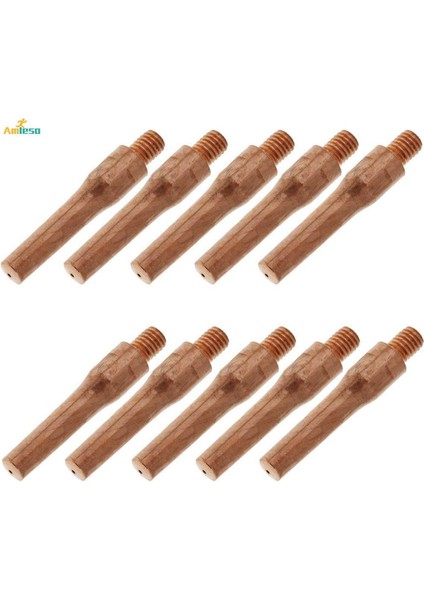 Gaz Kaynakçıları Için 2x 10 Adet 45MM Kaynakçı Kontak Nozulu Ucu (Yurt Dışından)