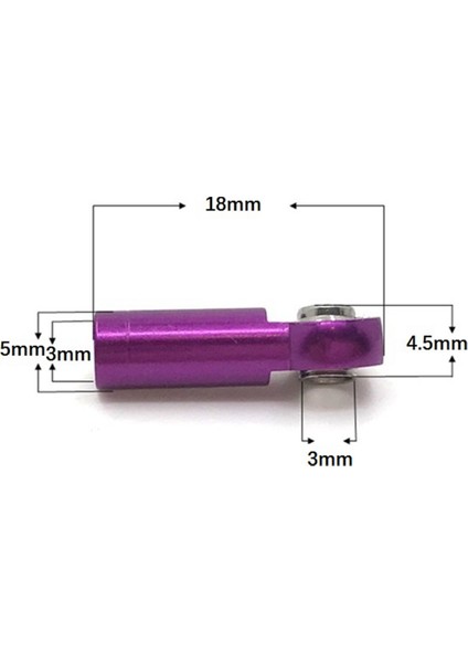 Çift Metal M3 Rot Ucu Küresel Mafsal Bağlantı Topu Kafa Tutucu 1/8 1/10 1/12 1/14 1/16 1/18 Rc Paletli Kamyon Araba, 5 (Yurt Dışından) fırsatları
