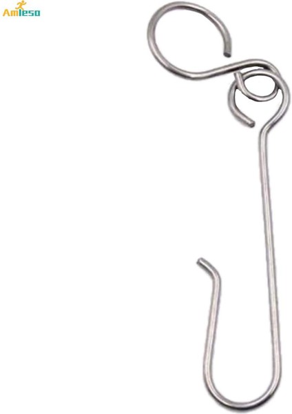 2x Paslanmaz Çelik Kaynak Gazı Şişesi Kemer Kanca Klipsi (Yurt Dışından)