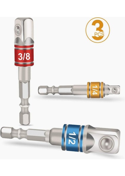 Le 6 Adet Manyetik Tornavida Bit Tutucu 1/4 Hex Şaftlı Altıgen Somun Sürücüleri Darbe Delik Testereler Maça Uçları Dönüşüm Aksesuarı (Yurt Dışından) fırsatları