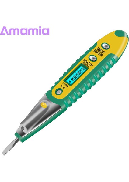 Amamia Elektrikli Test Kalemi Hassas Temassız Ac Dc 12-250V Gerilim Test Kalemi (Yurt Dışından)
