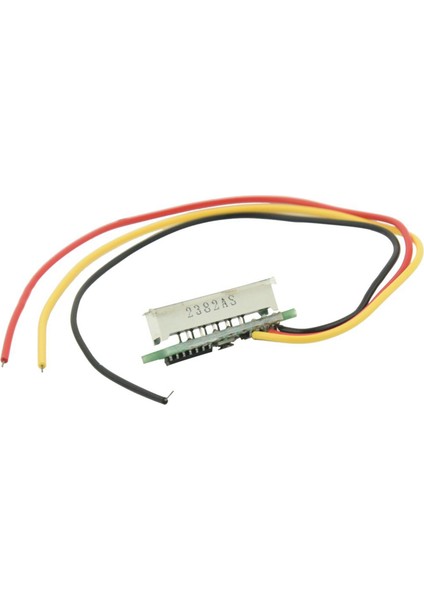 4x Mini Dijital Voltmetre Dc 0-100V LED Panel Gerilim Ölçer 3 Telli Kırmızı (Yurt Dışından)