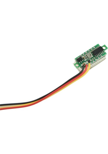 4x Mini Dijital Voltmetre Dc 0-100V LED Panel Gerilim Ölçer 3 Telli Kırmızı (Yurt Dışından)