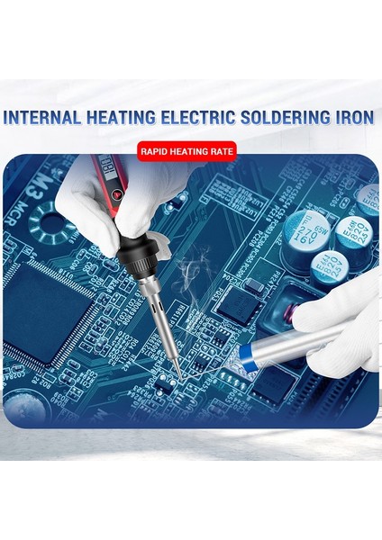 Aneng SL102 Ayarlanabilir Sıcaklık Kaynak Araçları 60 W Dijital Elektrikli Havya Kiti Havya Kaynakçı Ucu (Yurt Dışından) modelleri