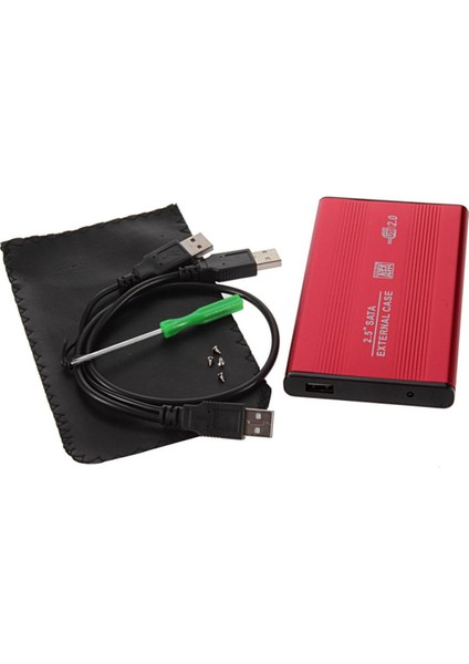 Dizüstü Dizüstü Sabit Disk Için USB 2.0 2.5 Inç Sata Muhafaza Harici Kasa (Yurt Dışından)