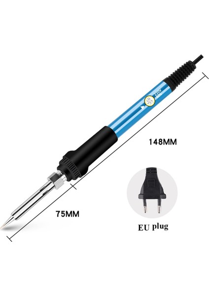 Ayarlanabilir Sıcaklık 60 W Havya Dahili Isıtma Tipi Ev Elektronik Kaynak Onarım Aracı ve Kalay Tel Braketi (Yurt Dışından)