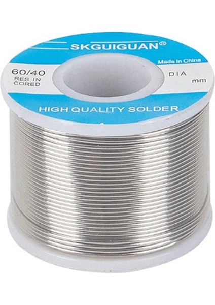 Skguıguan 1 Pc Yıkama Yok Lehim Teli Beyaz + Gri Yüksek Saflıkta 6040 Düşük Sıcaklık Rosin Içeren Lehim Teli (Yurt Dışından)