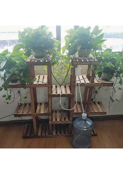 Houseplants Kapalı Saksı Bitkileri Için 1-10 Günlük Dijital Su Zamanlayıcılı Kendi Kendine Sulama Sistemi Tatil Bitki Sulaması (Yurt Dışından)
