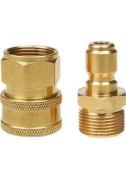 2pcs Hortum Yüksek Basınç Alet Adaptörü Hızlı Bağlantı Seti Yıkama Temizleme Makinesi (Yurt Dışından)