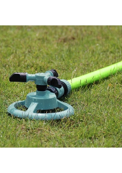 Bahçe Sprinkler Su Dayanıklı Döner Üç Memeli Boru Hortum Yağmurlama 360 Derece Otomatik Dönen Su Yağmurlama (Yurt Dışından)