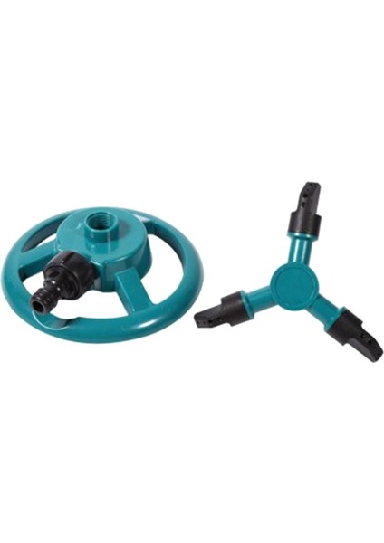 Bahçe Sprinkler Su Dayanıklı Döner Üç Memeli Boru Hortum Yağmurlama 360 Derece Otomatik Dönen Su Yağmurlama (Yurt Dışından)