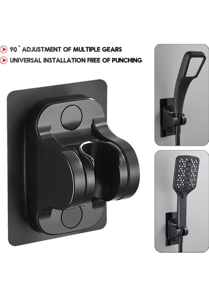 Hiçbir Delme Duş Başlığı Standı Banyo Duş Ayarlanabilir Duş Başlığı Tutucu Duş Başlığı Için Kendinden Yapışkanlı Braket (Yurt Dışından)