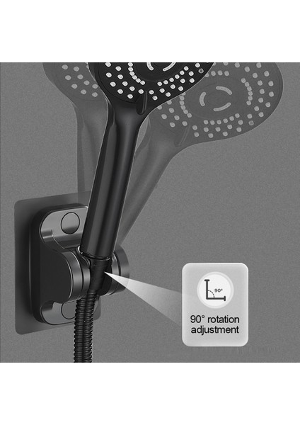 Hiçbir Delme Duş Başlığı Standı Banyo Duş Ayarlanabilir Duş Başlığı Tutucu Duş Başlığı Için Kendinden Yapışkanlı Braket (Yurt Dışından) fırsatları
