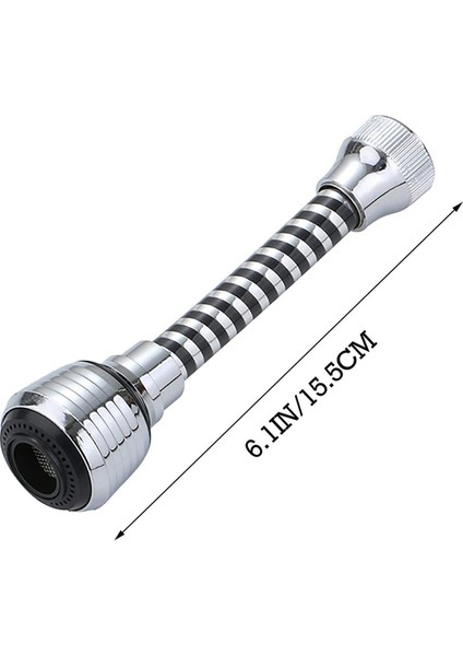 Lavabo Musluğu Eklentisi-1 x Musluk Başlığı-Gümüş (Yurt Dışından)