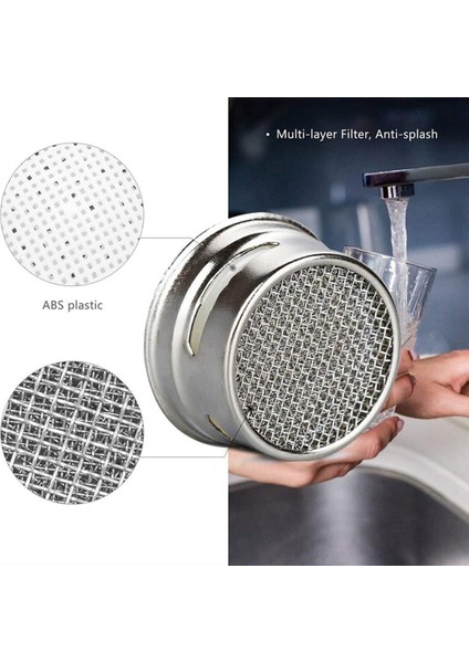 10 Adet Musluk Havalandırıcı Mutfak Lavabo Havalandırıcı Yedek Parçalar Yedek Parça Aksesuarları Pirinç Kabuk ve Conta ile Mutfak Banyo Için (Yurt Dışından)