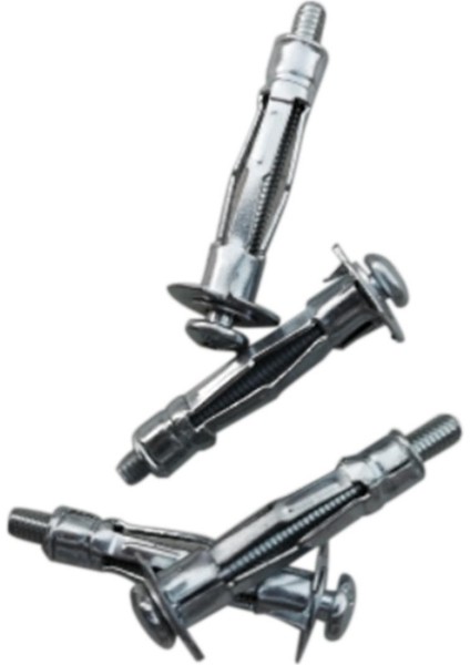 Quanbu M4 x 38MM Ağır Hizmet Metal Alçı Levha Boşluk Duvar Sabitlemeleri Ankraj Fişleri (20) (Yurt Dışından)