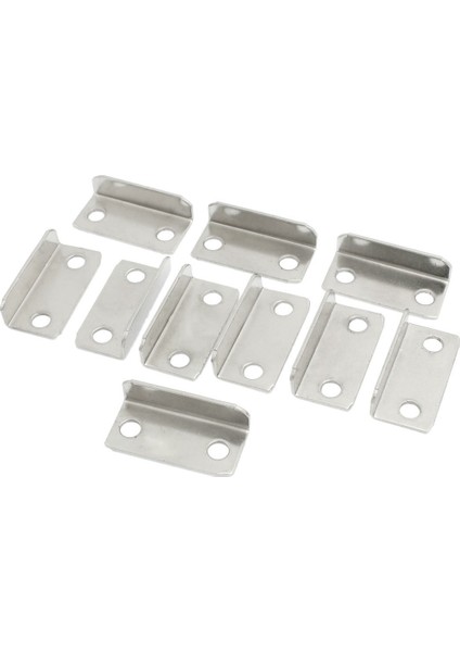 Flyeer 10 Adet Ev Ofis Gümüş Ton Metal Dik Açı Çekmece Kilidi Karşılık Plakası (Yurt Dışından) modelleri