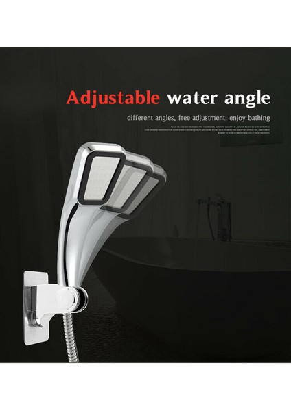 Adet Banyo Yapışkanlı Duş Başlığı Tutucu Ayarlanabilir Abs Duş Tutucu Koltuk Kolye (Yurt Dışından) indirimleri