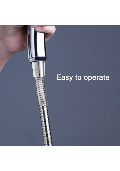 2m Duş Hortumu Ekstra Uzun Krom El Duş Borusu Esnek Hortumlar-Gümüş (Yurt Dışından) indirimleri