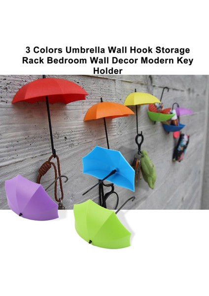 Renk Şemsiye Duvar Kanca Depolama Rafı Yatak Odası Duvar Dekoru Modern Anahtarlık (Yurt Dışından) modelleri