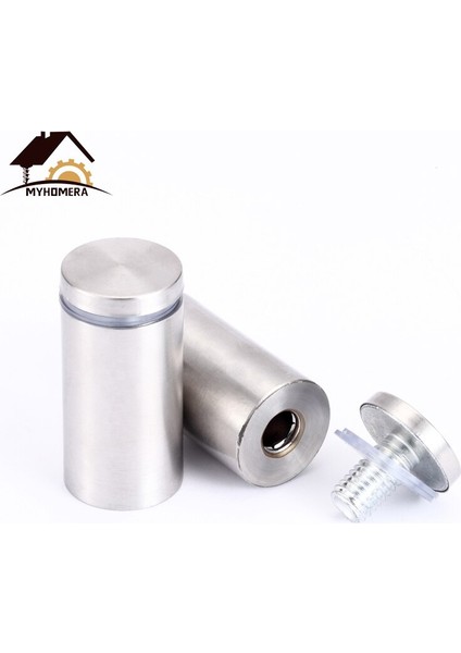 [sıcak] Myhomera 2 Adet 12MM Reklam Çivisi Cam Bağlantı Elemanları Paslanmaz Çelik Akrilik Reklam Standoffs Pin Billboard Sabitleme Vidaları (Yurt Dışından) modelleri