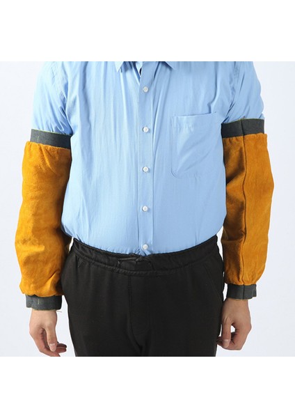 Kaynak Kirlenme Önleyici, Yağa Dayanıklı Asit ve Alkali Dirençli Sığır Derisi Kılıflar - Turuncu Sarı (Yurt Dışından) indirimleri