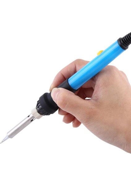 Kaynak Demiri 220V 60W Ayarlanabilir Sıcaklık Elektrikli Lehimleme Aracı 5 Ipuçları ile (Yurt Dışından)