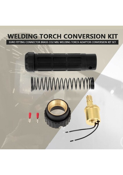 Bradoo-Euro Bağlantı Konnektörü Pirinç Mig Kaynak Torch Adaptörü Co2 Mig Kaynak Torch Için (Yurt Dışından) indirimleri